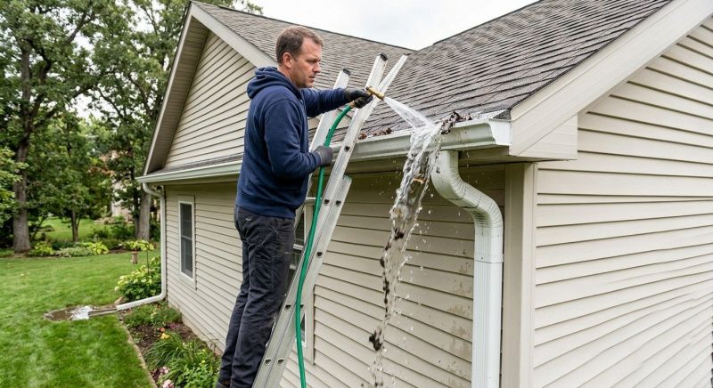 Downspout Snaking in Fredericksburg, VA