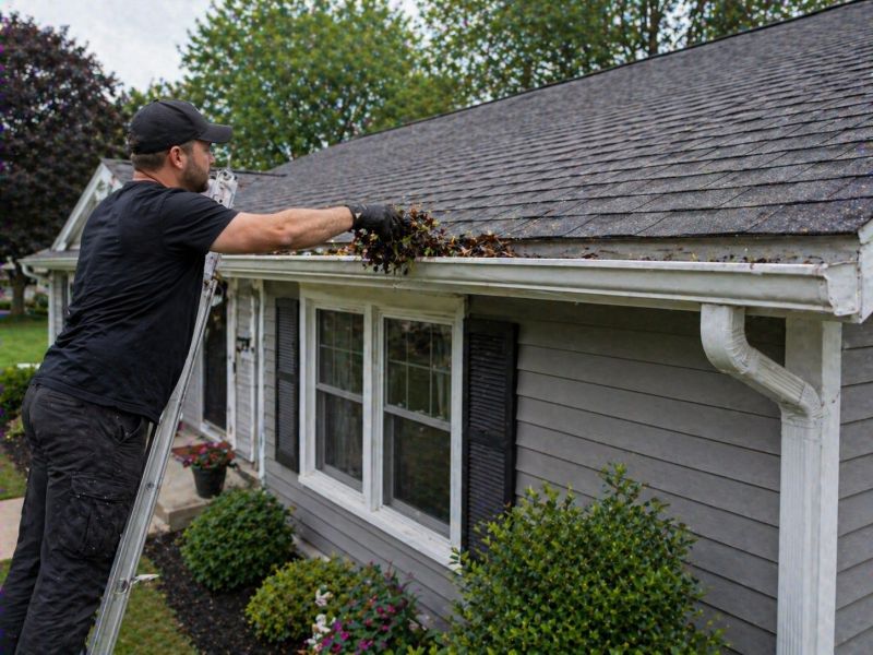 Gutter Downspout Unclogging in Rochester, NY