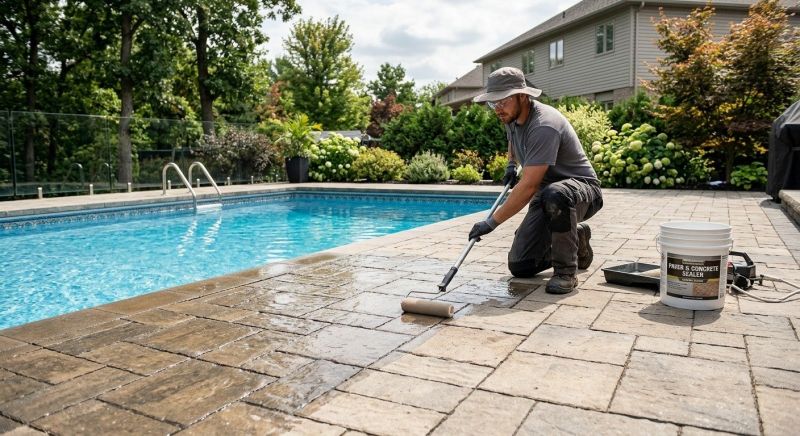 Stamped Concrete Sealing in Seattle, WA
